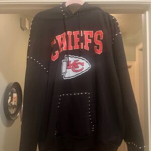 Kansas City Chiefs Game Day Couture Black Sweatshirt/Hoodie- XXL